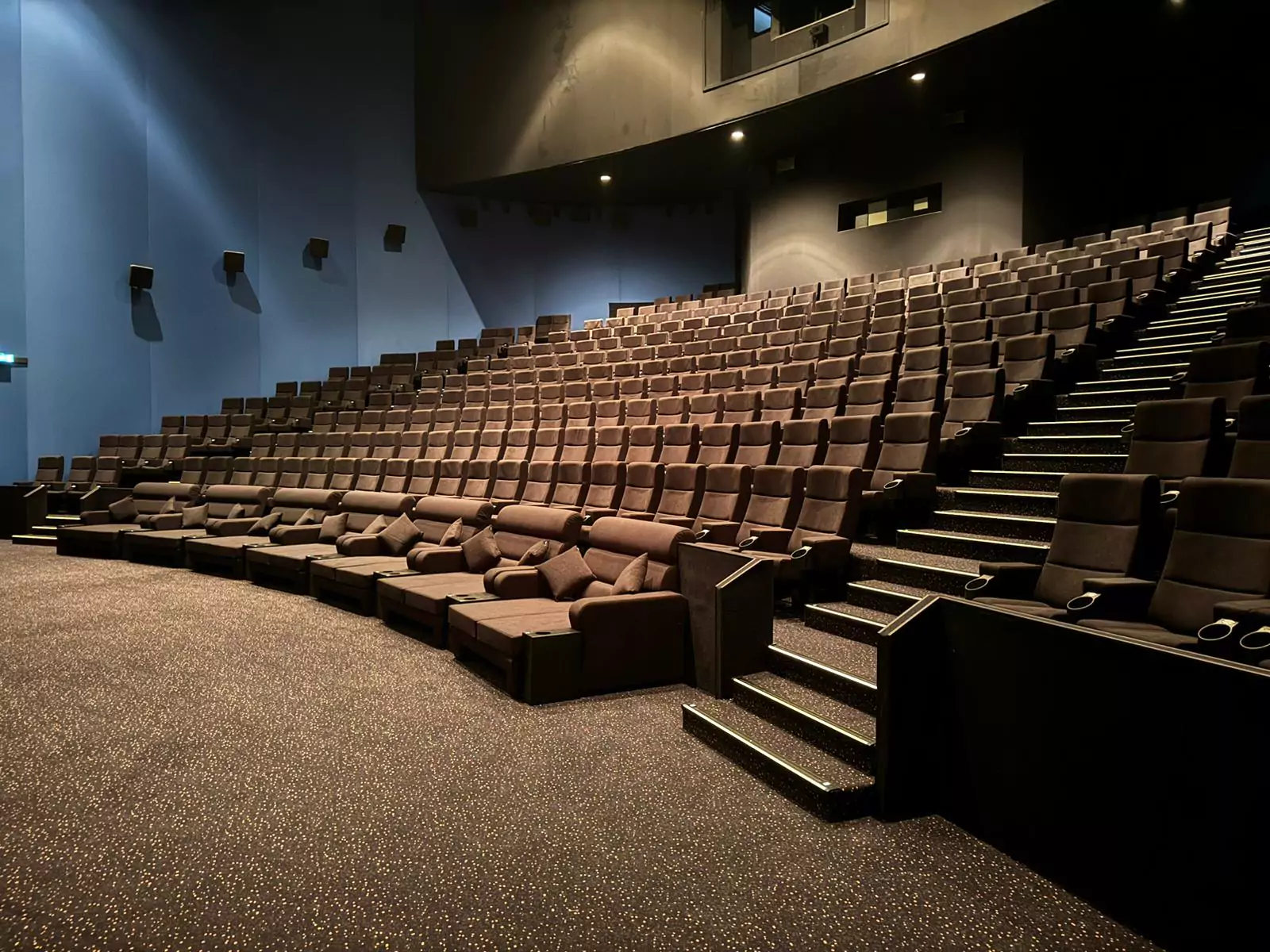 Luxurious cinema seating installation Image